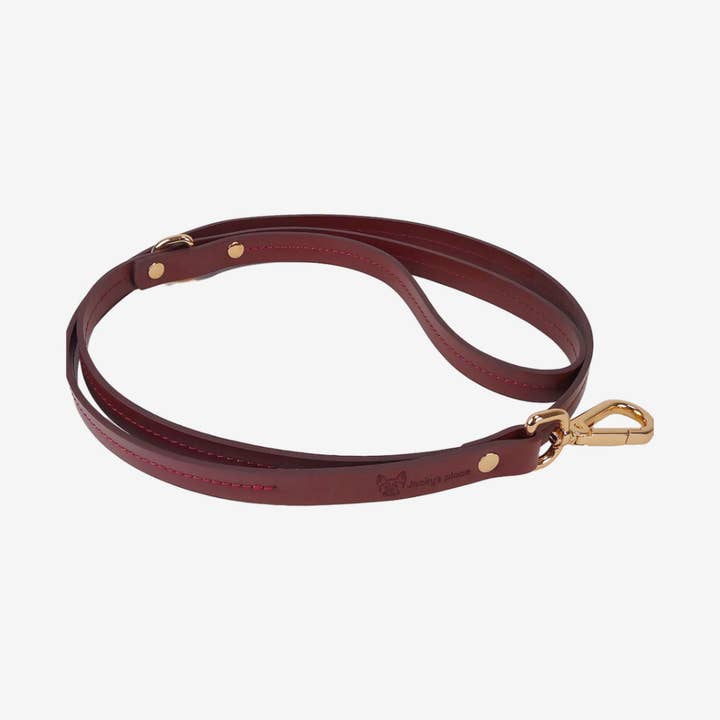 Elegance Leash — Burgundy for wholesale by Jacky's Place