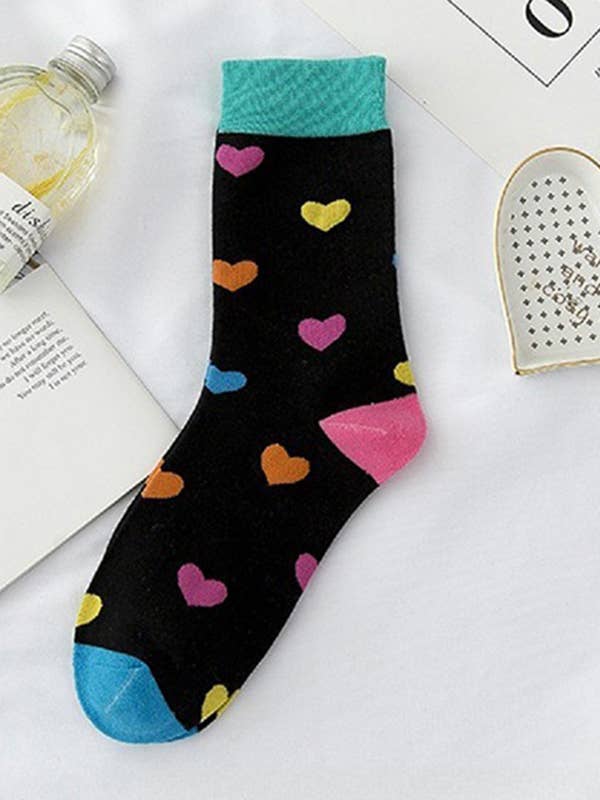 42POPS - Wholesale Socks - Women's - ",,,_.HEART CASUAL SOCKS6