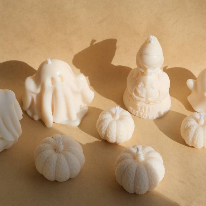 ECLAT DE L'AUBE - Wholesale Novelty Candle - Decorative soy wax candle - Textured pumpkin3