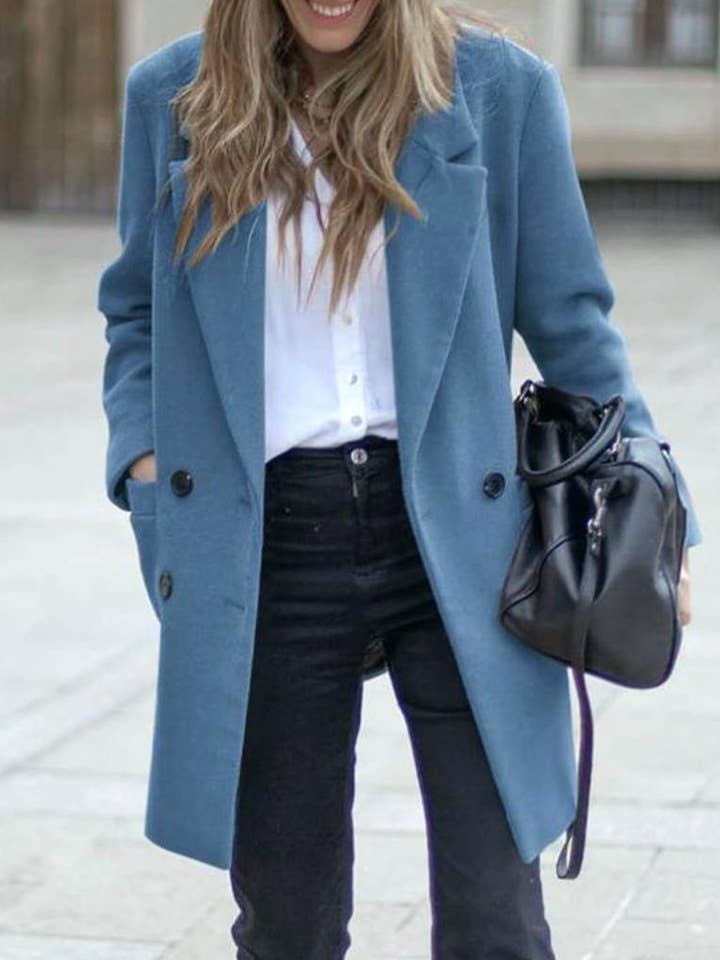 Commute blazer jacket tweed coat for wholesale by Rosa Clothing