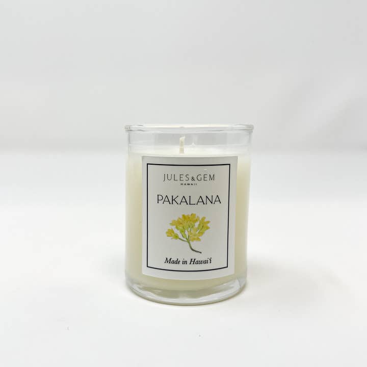 Bougie Pakalana 3 oz pour la vente par Jules and Gem Hawaii