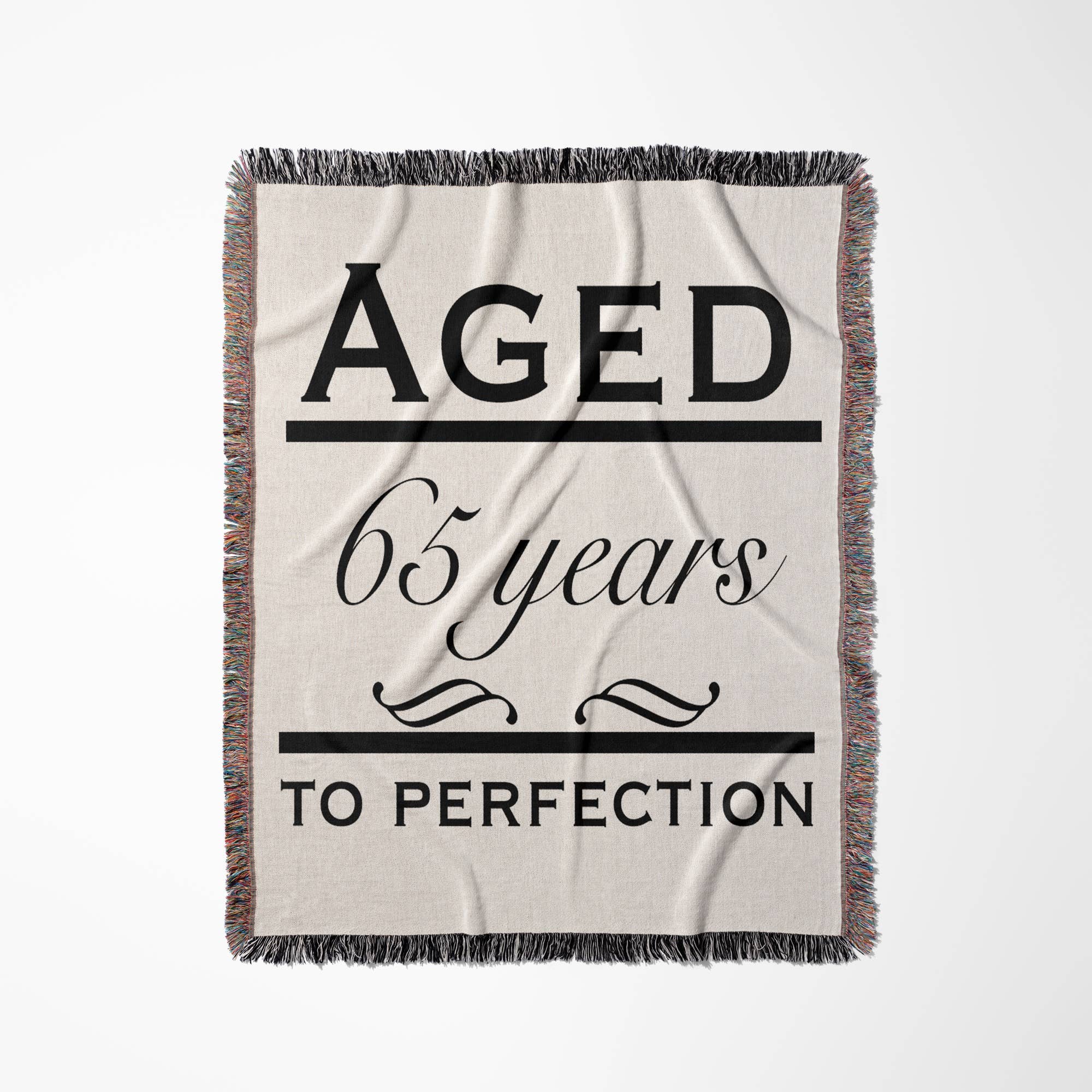 3dRose - Wholesale Throw Blanket - 3dRose, Aged 65 years to perfection, Blanket0