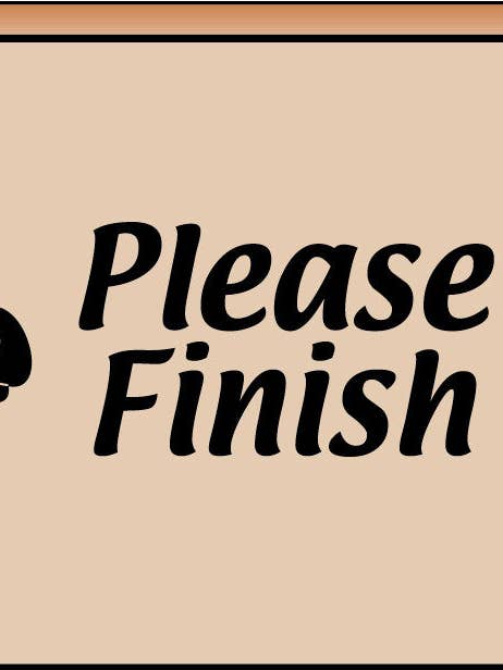 Teacher's Stamp - Please Finish for wholesale by Creative Shapes Etc.