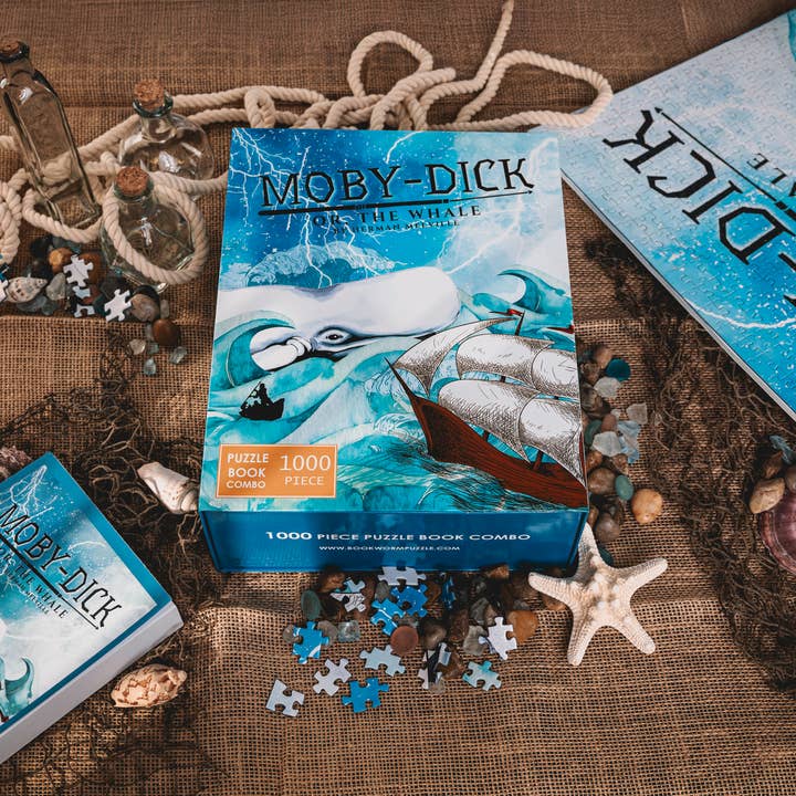 Bookworm Puzzle - Wholesale Puzzle - Adult - Moby Dick 1000 Piece Puzzle Gift 3