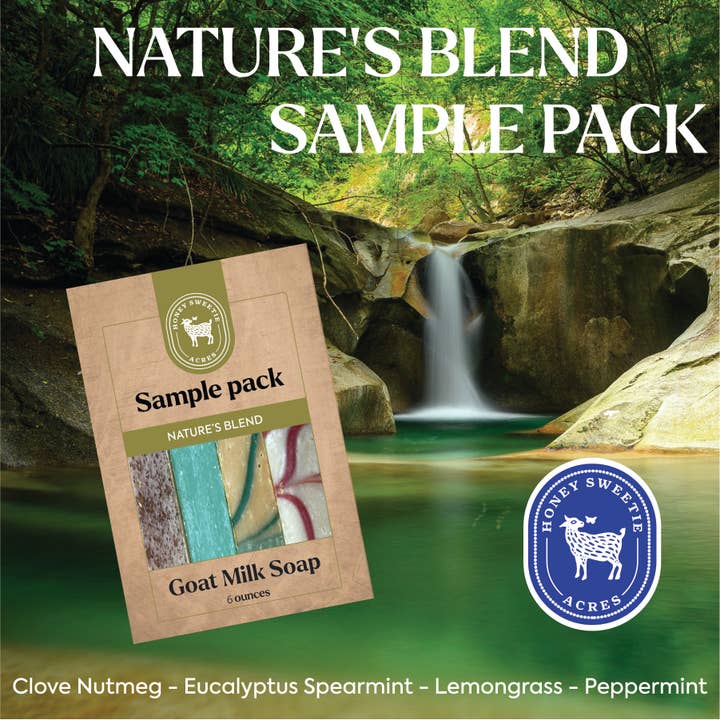 Honey Sweetie Acres - Wholesale Bar Soap - Nature's Blend Goat Milk Soap Sample Pack