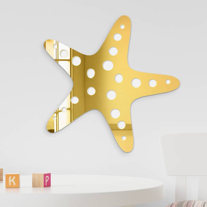 Estrella de mar | Arte acrílico | Espejo decorativo de pared para venta al por mayor de 4ArtWorks