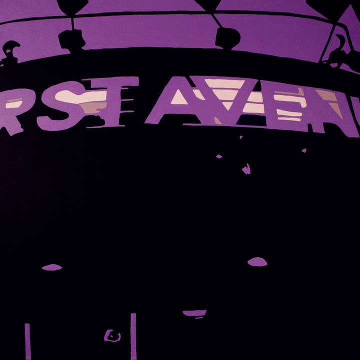 Amanda Wirig Retro Art - Wholesale Art Print - "First Avenue" Poster Size Print