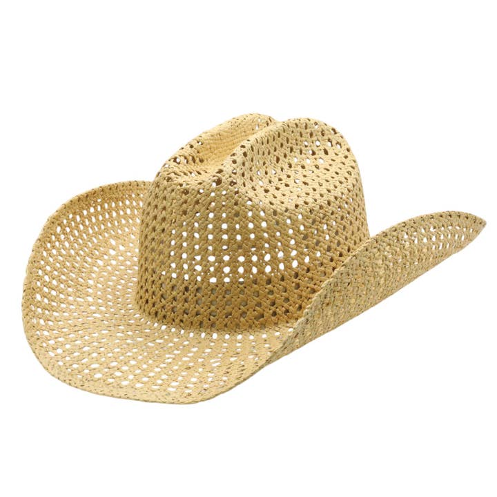 Sola Toyo Straw Western Drifter Cowboy Hat for wholesale by Peter Grimm