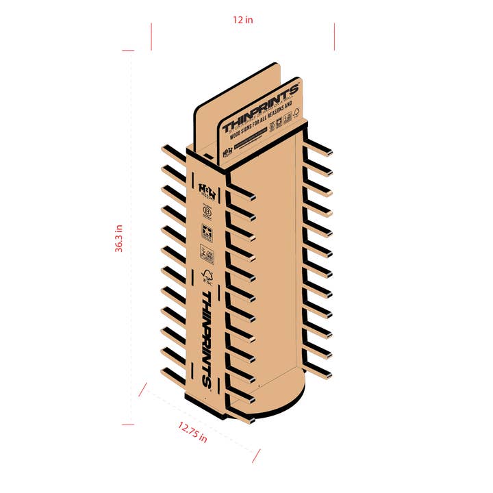 Écran de comptoir pour la vente par WitWords by M&W Design Co.