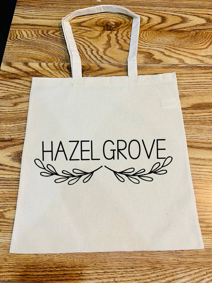 Logo Or Business Name Canvas Bag, Custom Canvas Bag for wholesale by Dirty Grove by Hazel Grove Customs