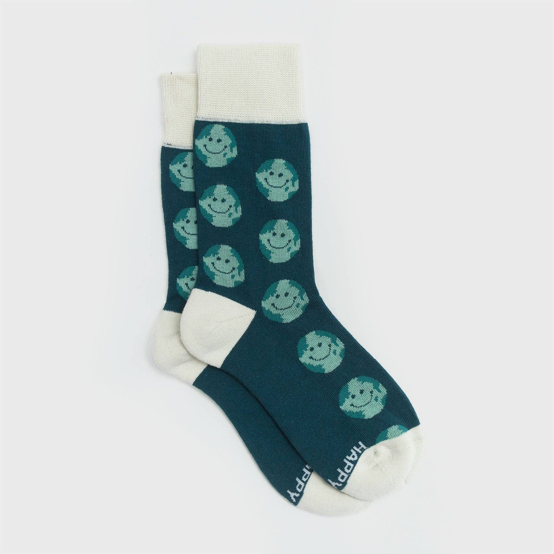 Wholesale Smiley Planet Men's + Women's Organic Socks