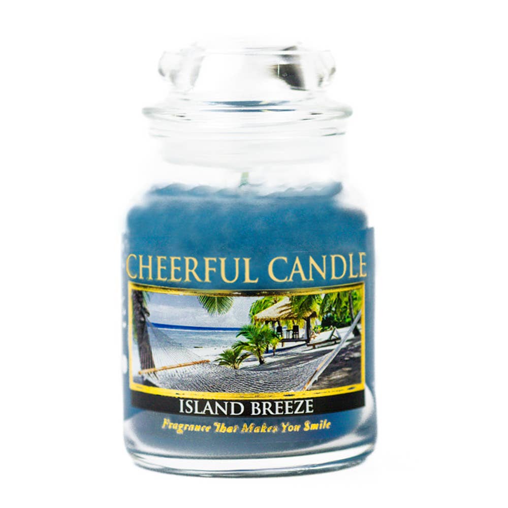 A Cheerful Giver - Vente Bougie en bocal - Bougie joyeuse (6 oz.) — Island Breeze0