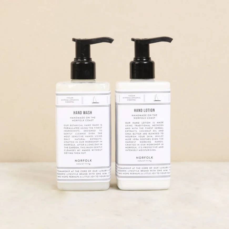 Norfolk Natural Living - Wholesale Hand soap/wash - Indulgent Hand Care Set - Coastal Walks