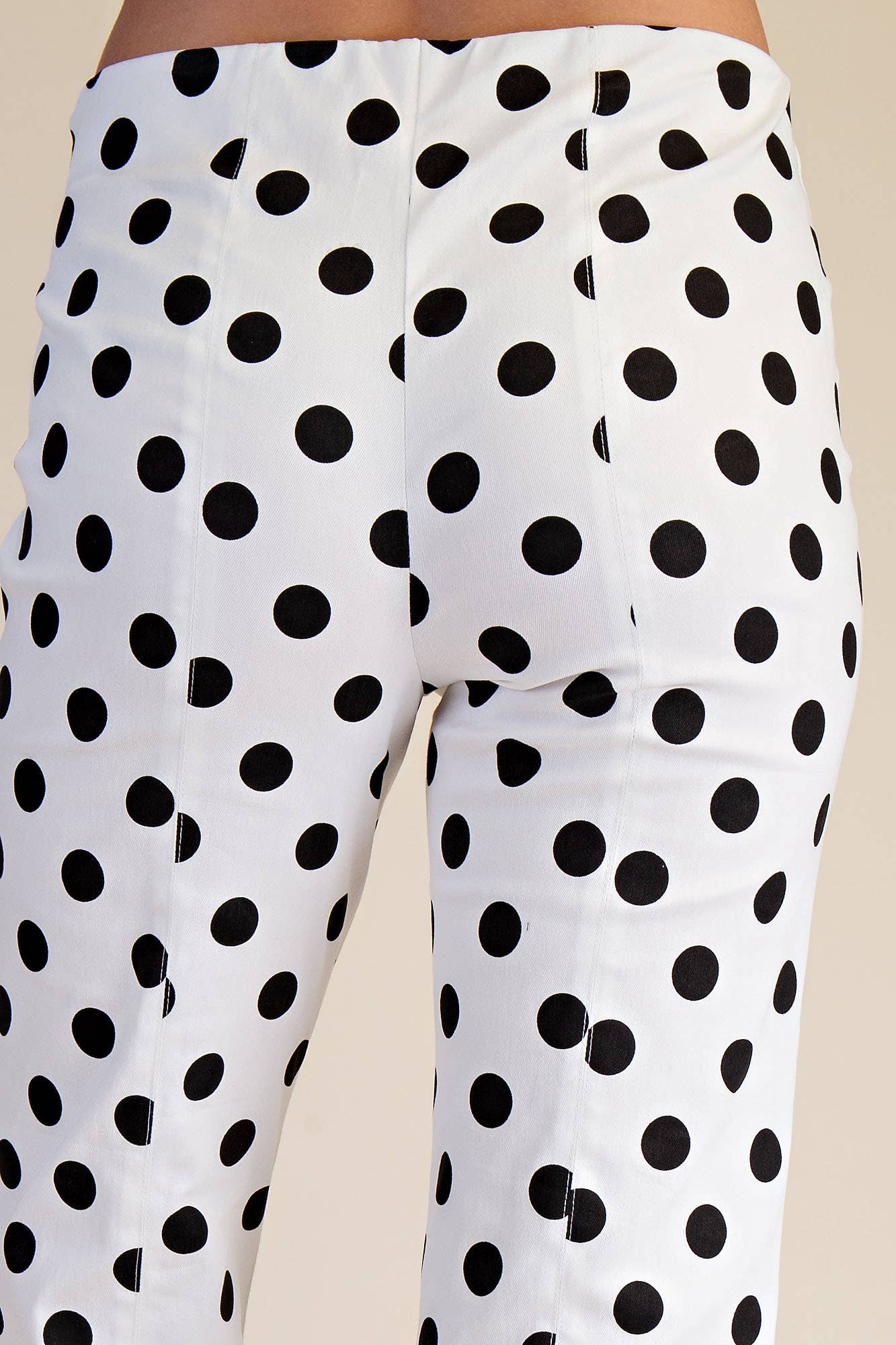 Glam - Wholesale Pants - Women's - Flare Crop Dot Pants15