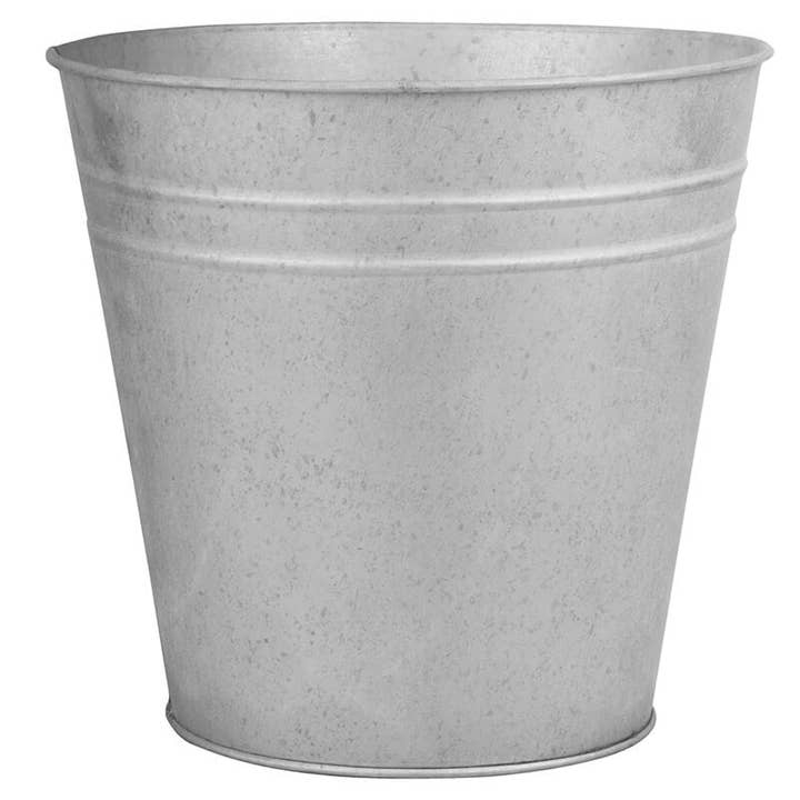 Old Zinc Flower Pot, 7.7 L - X Large for wholesale by Esschert Design USA