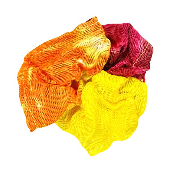 Tie Dye Scrunchie for wholesale by Peaceful Village Inc.