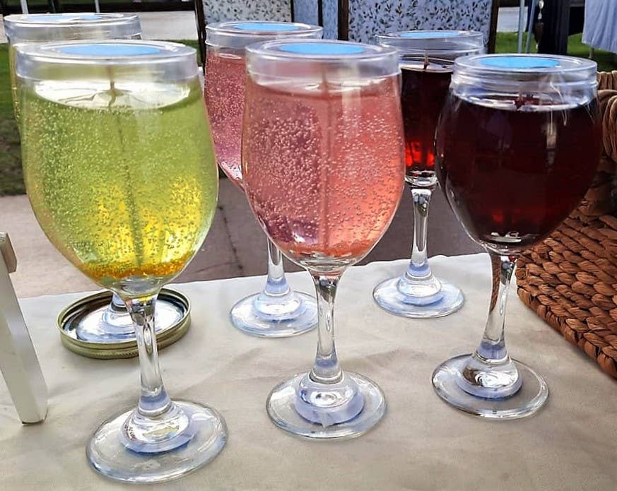 JEMS of the Sea - Wholesale Jar/Filled Candle - Best Selling Wine Scented Gel Candles - 12 Piece Sampler 0