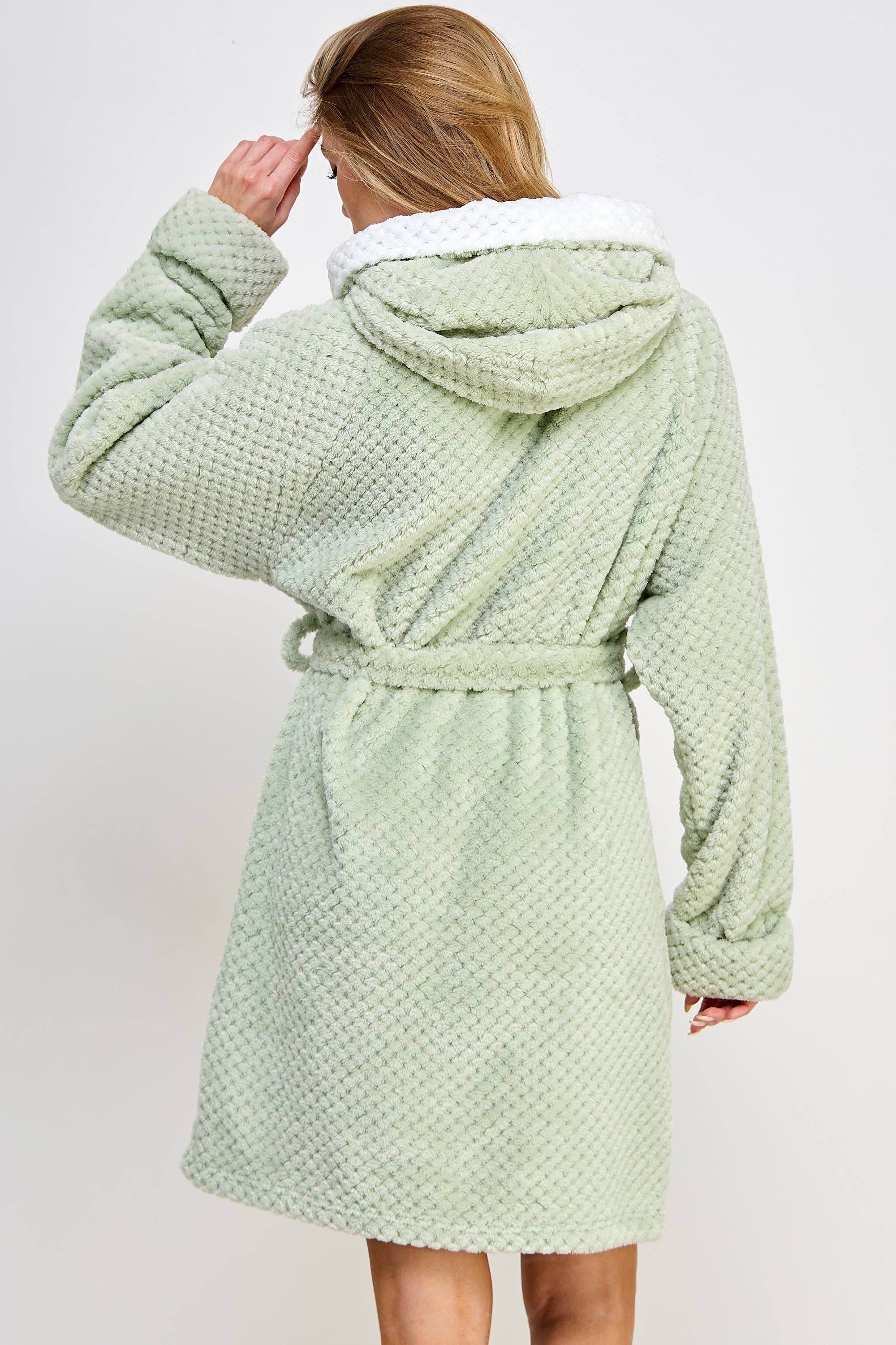 Mint Green 2483 Bailey Robe for wholesale on Faire8