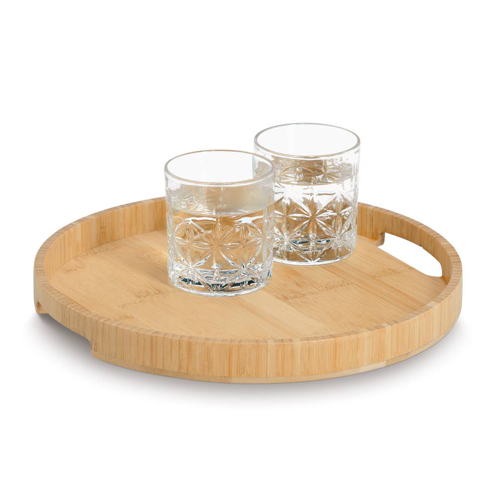 light brown Serving tray, bamboo for wholesale on Faire2