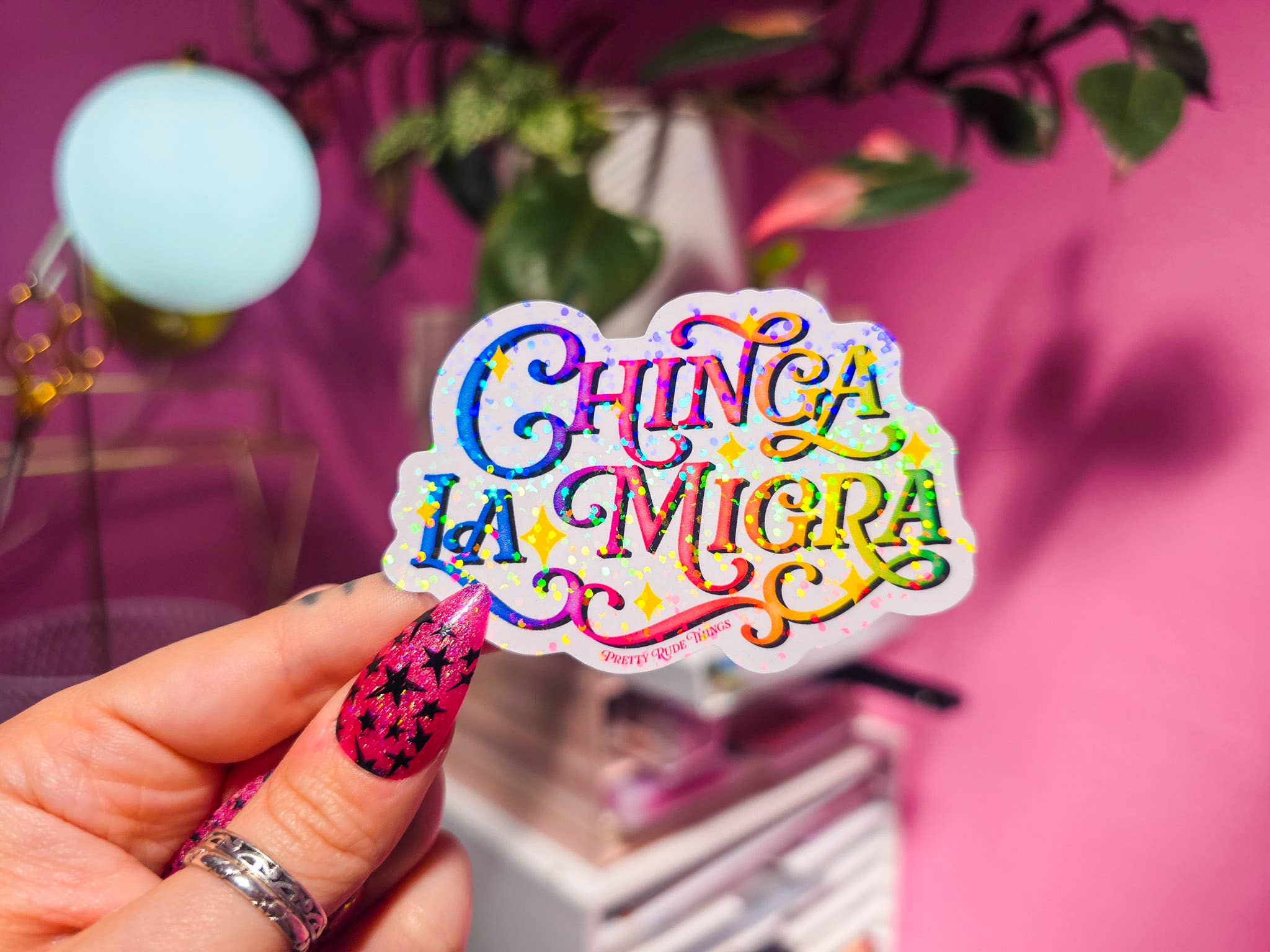 Pretty Rude Things - Wholesale Sticker - Chinga La Migra, F*ck ICE, Pro Immigration Sticker7