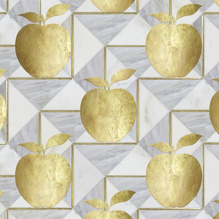 Golden Apple Charger - (SQUARE) for wholesale by Altoonastore