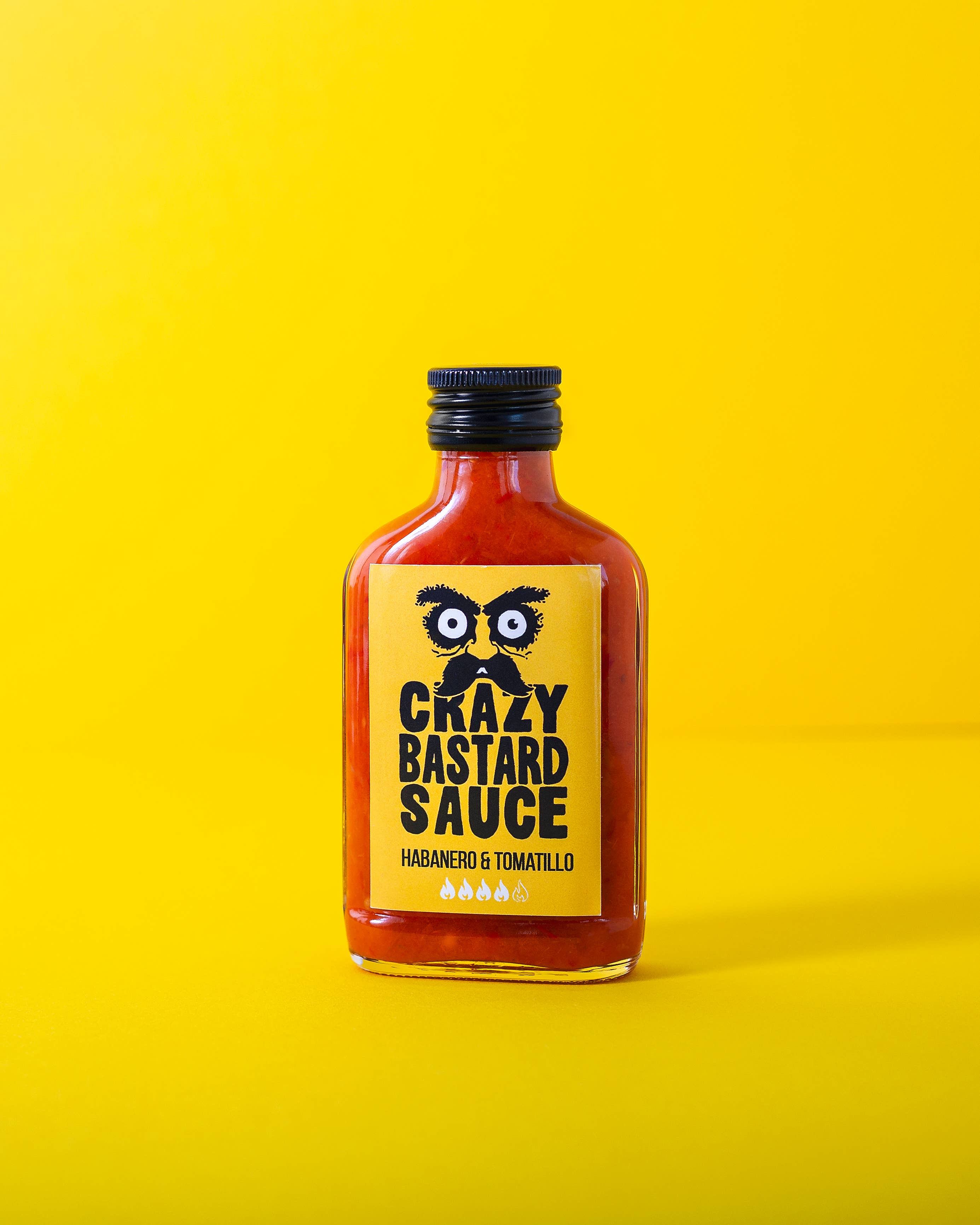 CBS Foods GmbH (Crazy Bastard Sauce) - Wholesale Hot Sauce - Habanero & Tomatillo 100ml Hot Sauce1