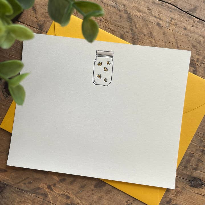 Alice-Louise Press - Wholesale Stationery/Notecard Set - Fireflies Notecard