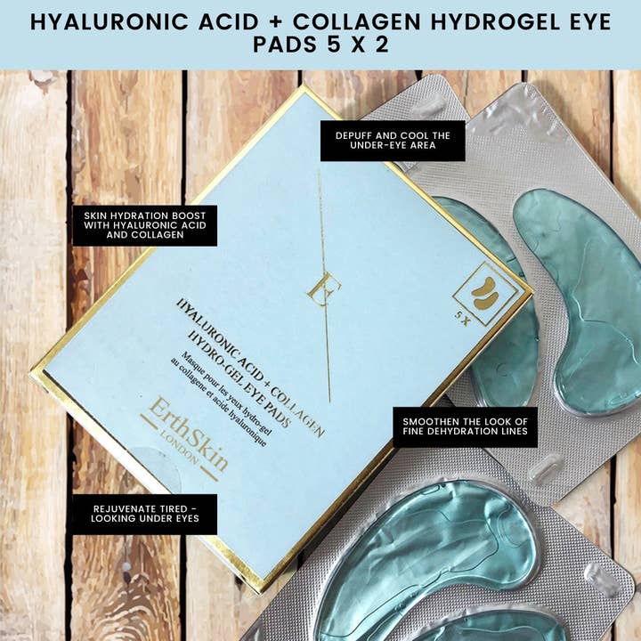 Eclat Cosmetic Ltd - Wholesale Eye Treatment Mask - Hyaluronic acid and Collagen Hydro-Gel Eye Pads 5 x 22