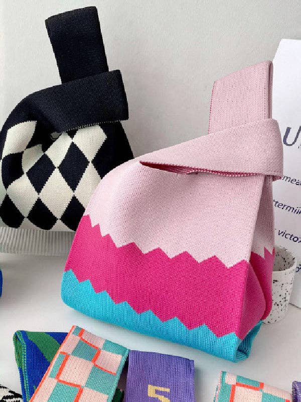 FurDecoration – wholesale Tote bag – Women's – Urban Contrast Color Bags Accessories Handbags5