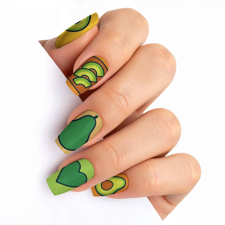 FYNE BODY - Wholesale Press-on/fake nails - Avocado Bliss Pastels Press-On Nails89