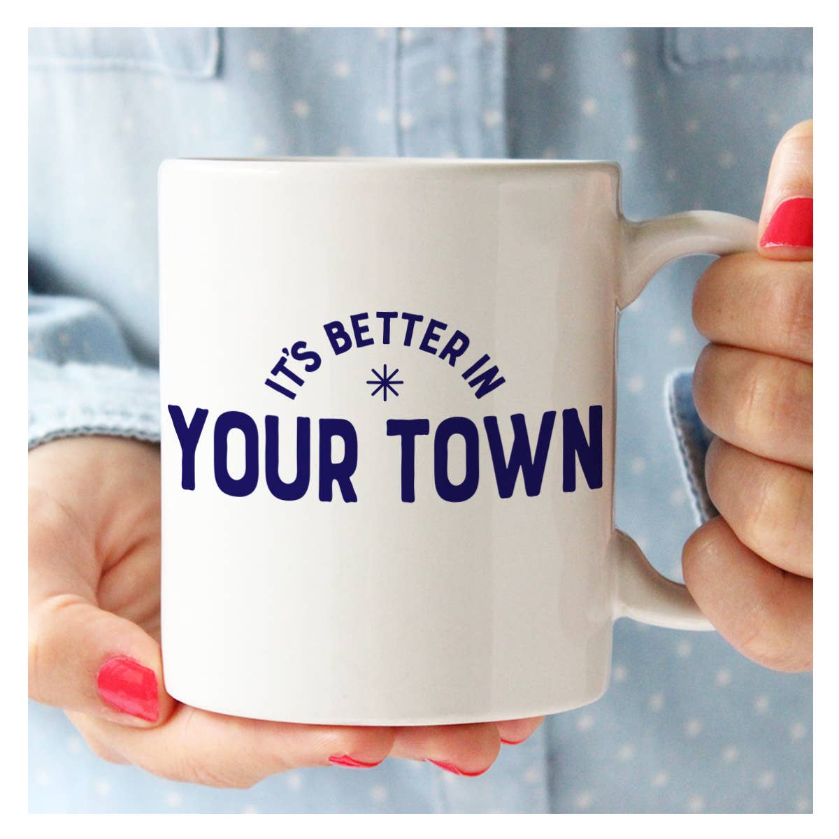 Rock Scissor Paper - Wholesale Coffee Mug - Personalized City Mug, It's Better In, name drop design6