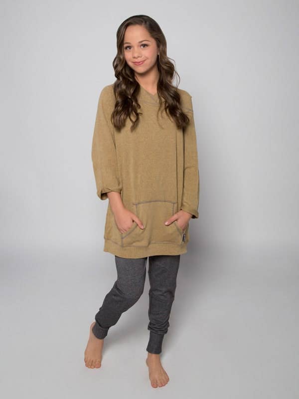 Kathryn Hoodie, mosterdgeel voor wholesale door Sugar And Bruno