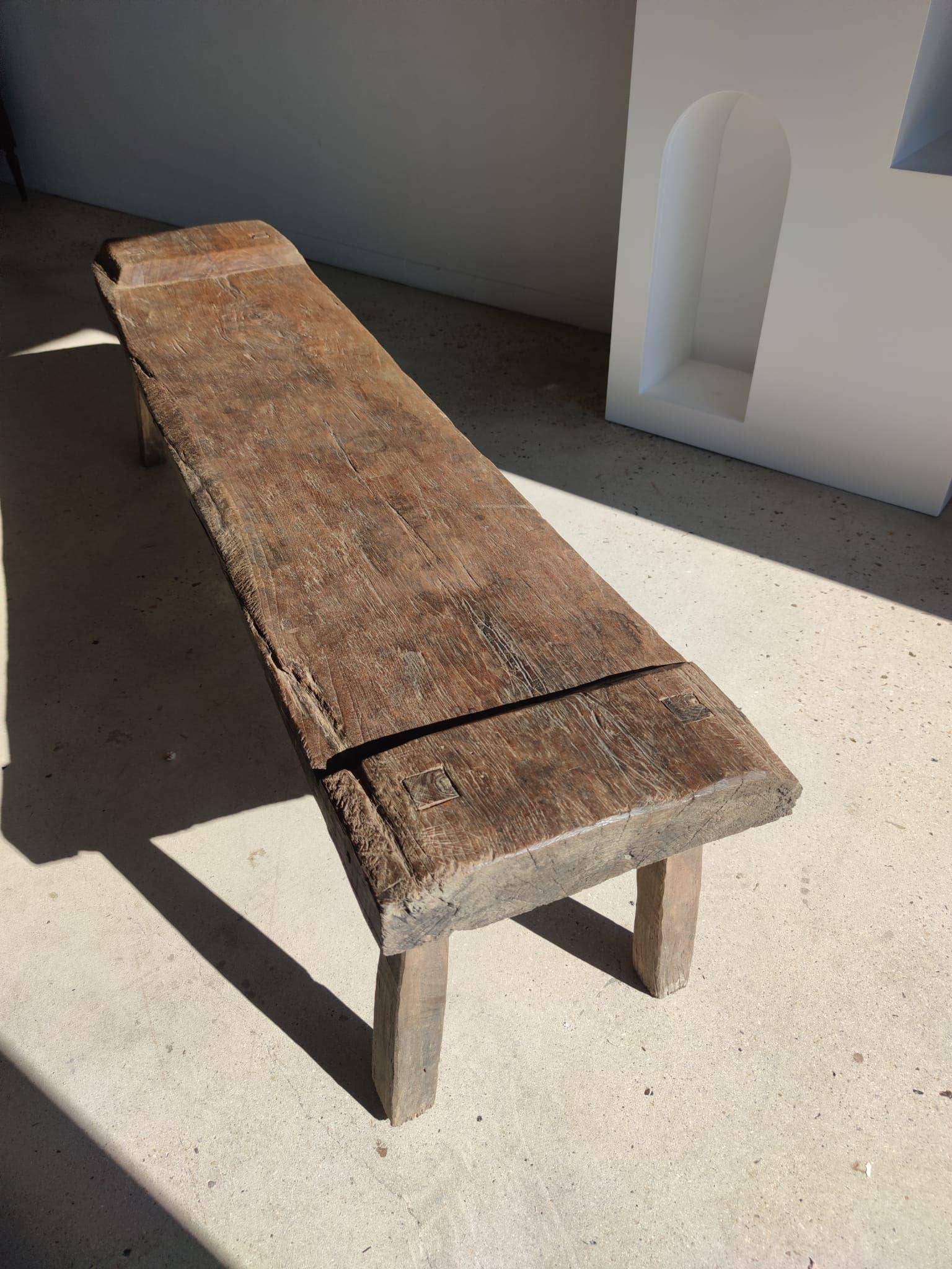 Office Objets - Wholesale Bench - Very large antique teak bench H:50cm L:2m0685