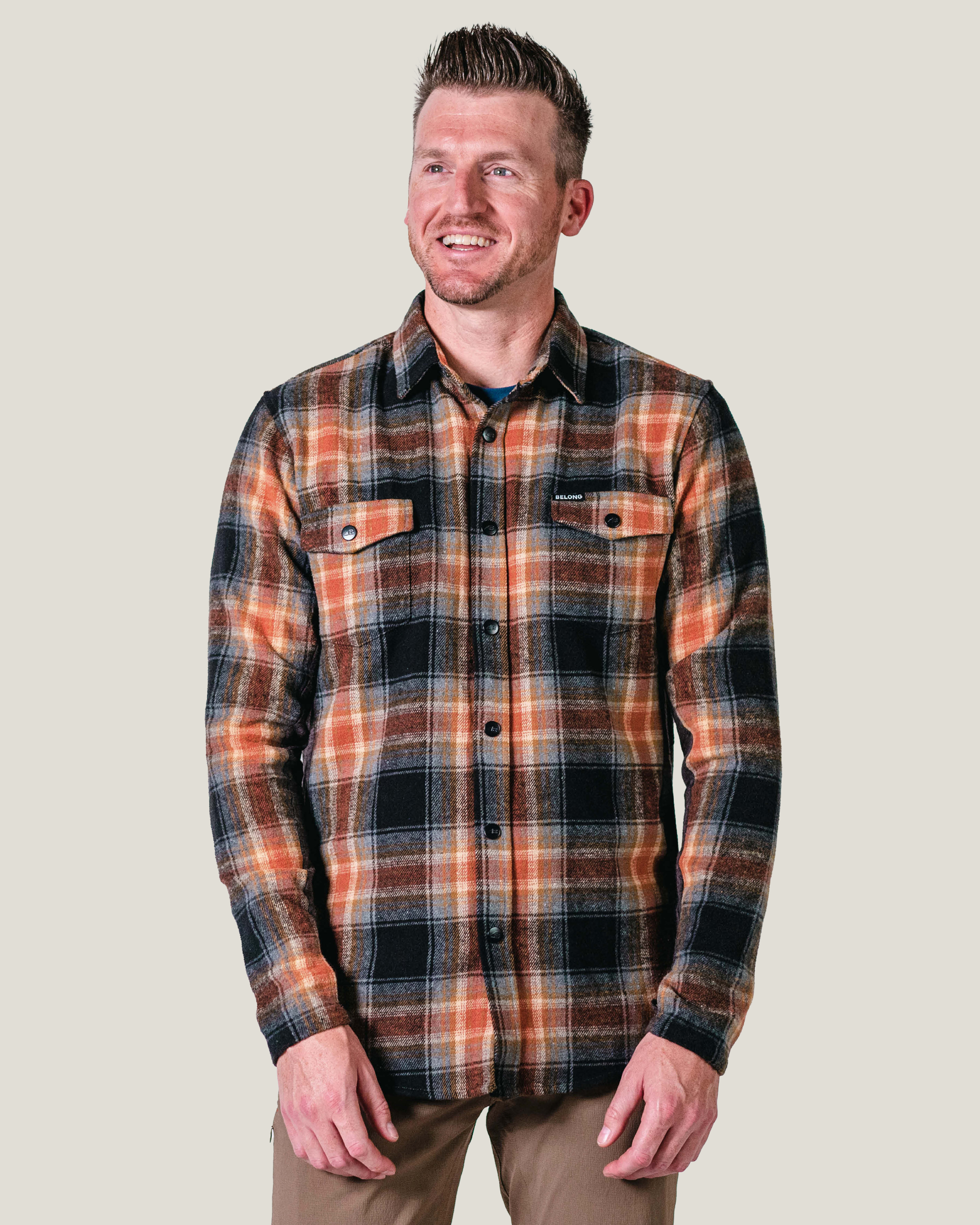 Belong Designs - Wholesale Button Down Shirt - Men's - Men's Deadline Tek Flannel (Restock Coming soon, 12/10)5