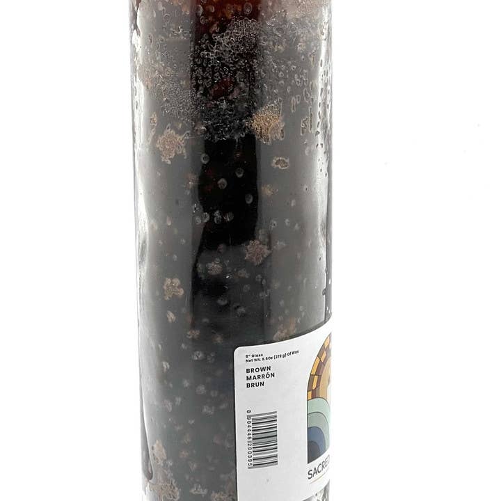 Brown 7 Day candles(pack of 12) for wholesale by Vrinda