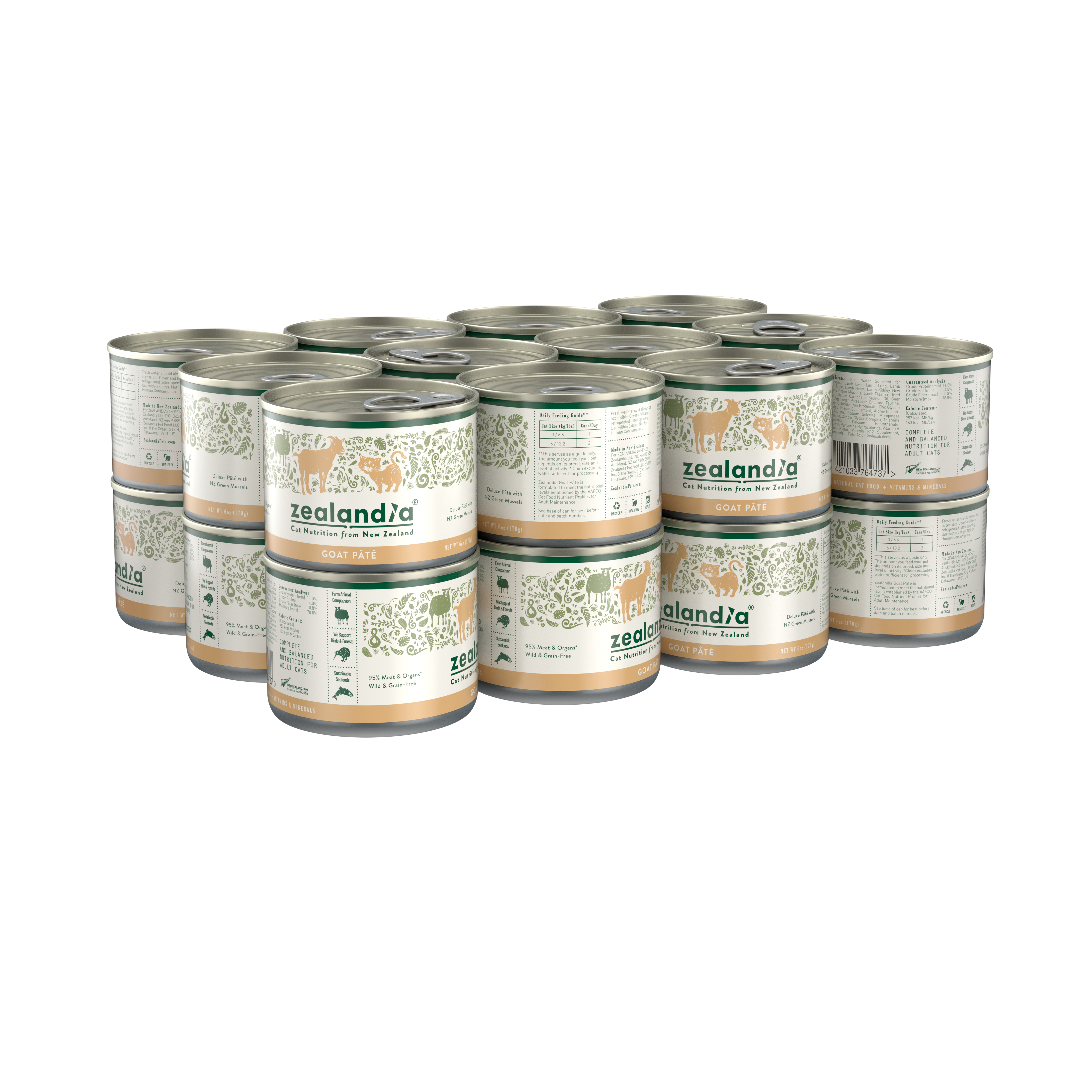 Zealandia - Wholesale Pet Food - Cat - Zealandia Goat Pâté Wet Cat Food 3