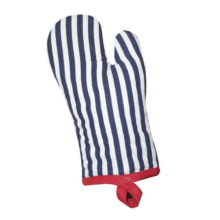 Handstand Kitchen - Wholesale Apron - Kids - Striped Deluxe Youth Apron Set - 3 Pc Kids Chef Hat & Mitt5