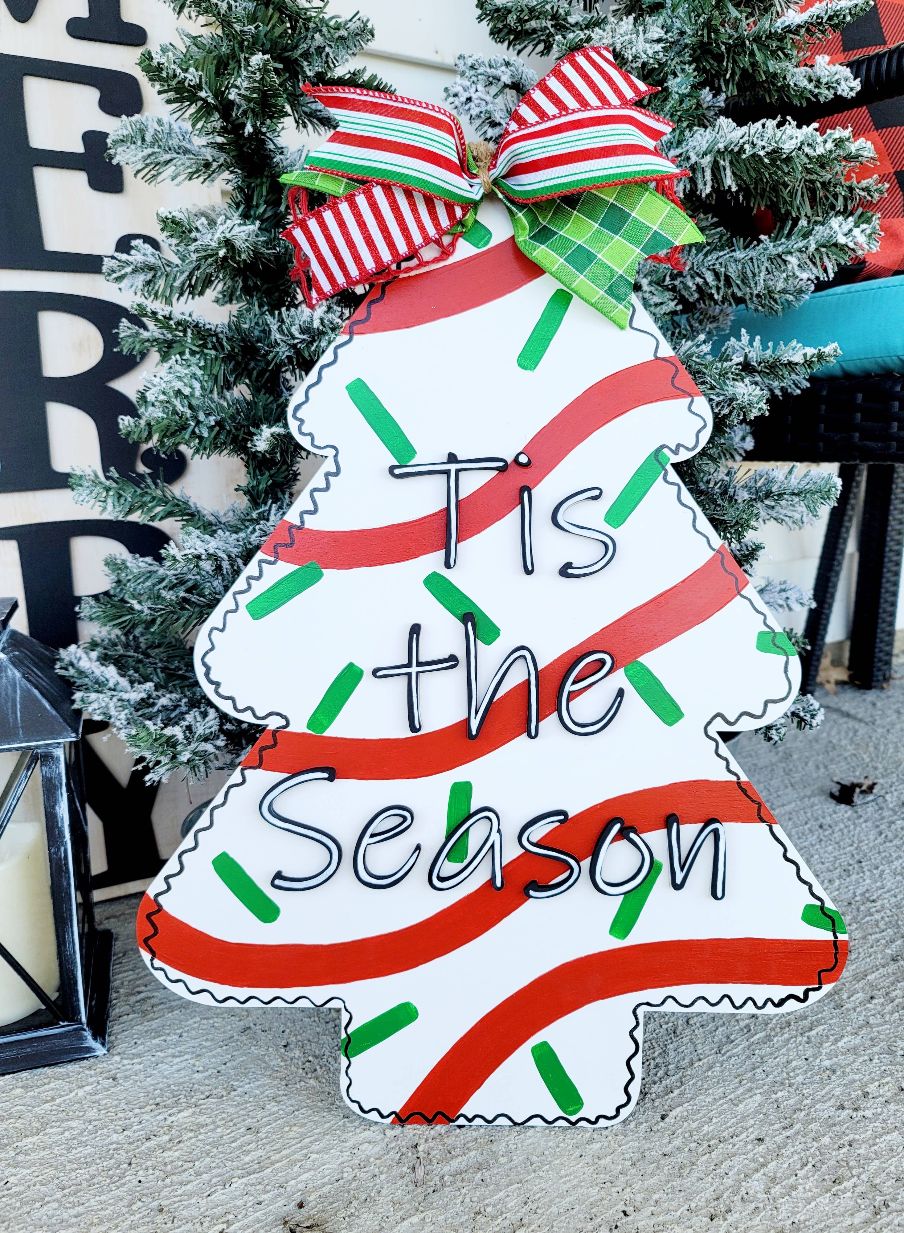 Teal Moon Creations - Wholesale DIY Craft Kit - DIY Little Debbie Christmas Tree Door Hanger5