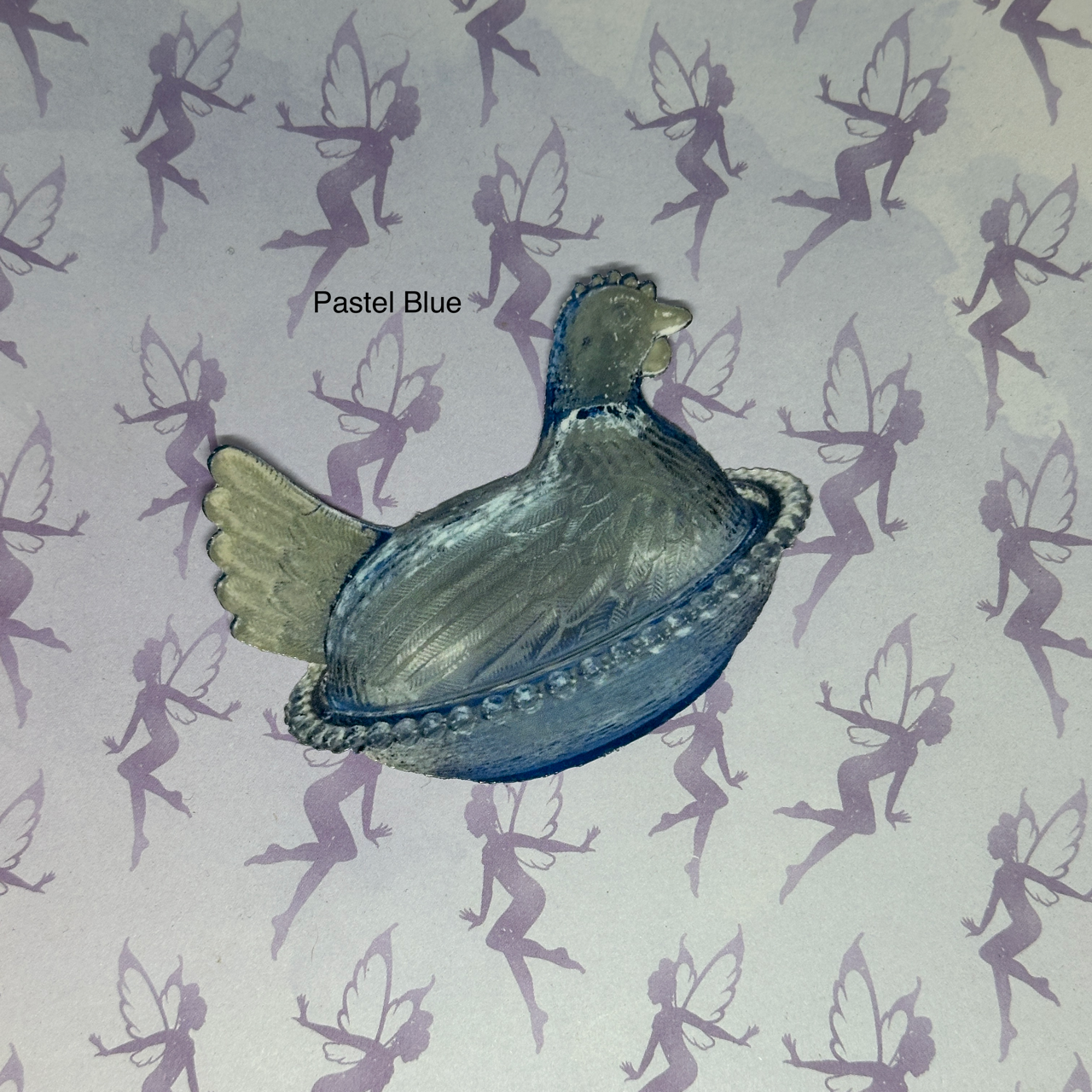 My Graphic Fairy Designs - Wholesale Sticker - Hen on Nest Sticker, Blue Collection3