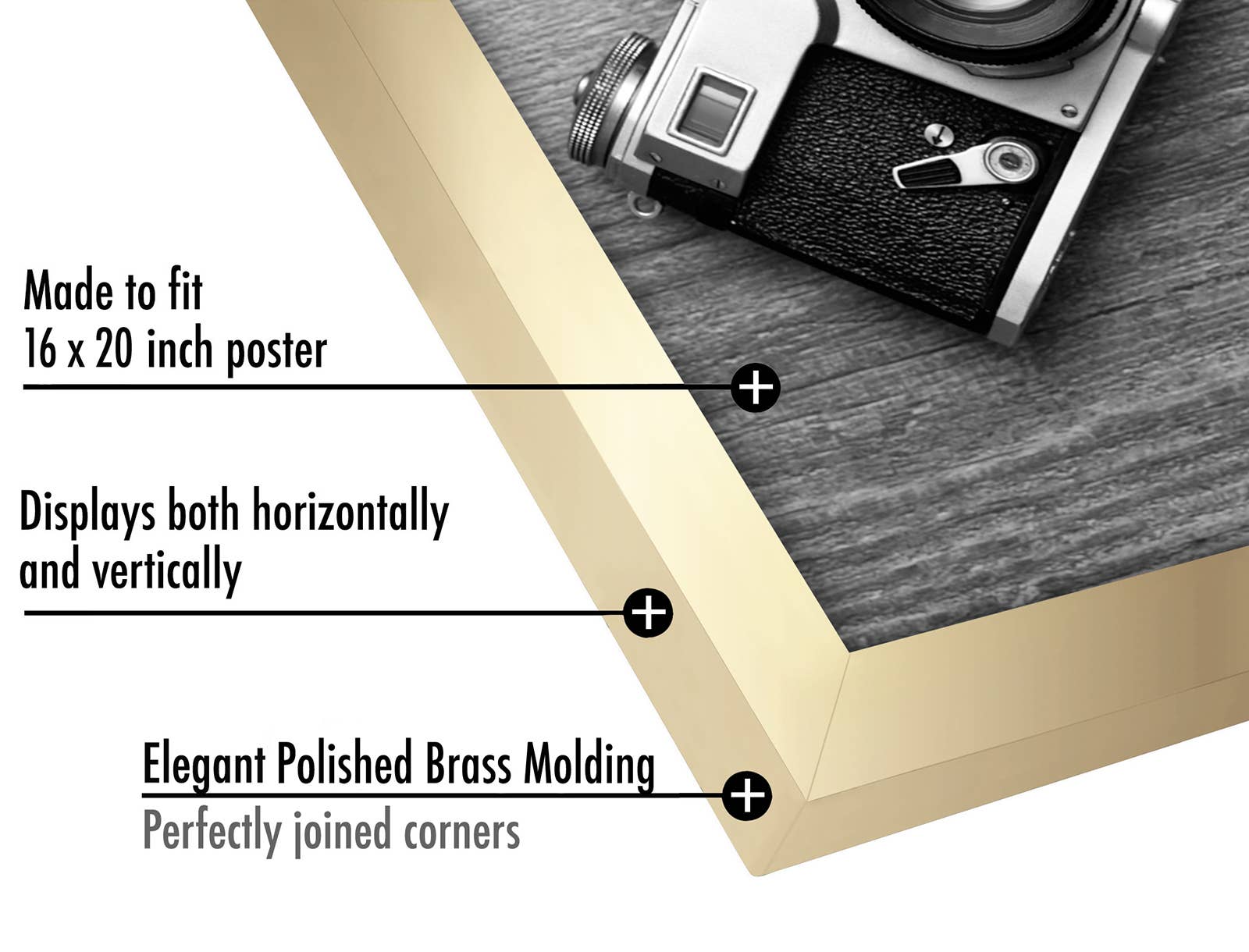 Americanflat - Wholesale Picture Frame - Americanflat Poster Frame with Wide Molding122