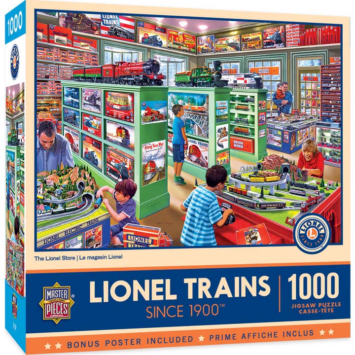 Lionel Trains - Puzzle de 1000 pièces The Lionel Store pour la vente par Masterpieces Puzzles