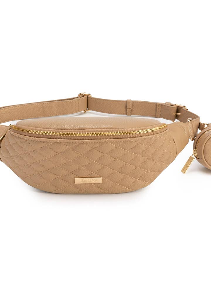 Monaco Sling Bag | Latte Brown for wholesale by Luli Bebe