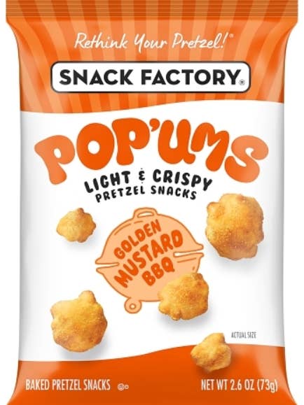 Bretzel BBQ à la moutarde dorée 2,6 oz X 8 unités pour la vente par iSweet.ca