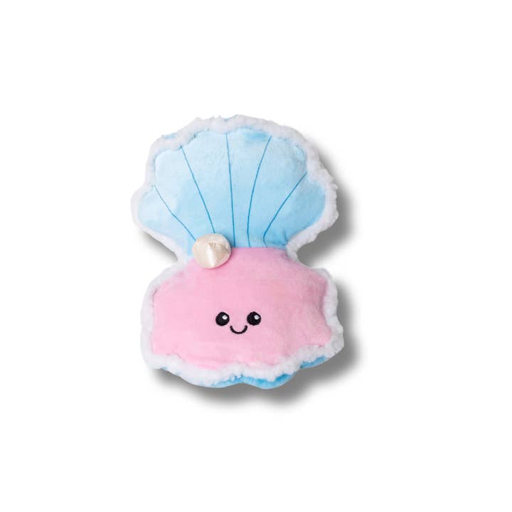 Bundle x Joy - Wholesale Pet Plush Toy - Dog - Oyster & Pearl Summer Dog Toy w/ Crinkle & Squeaker
