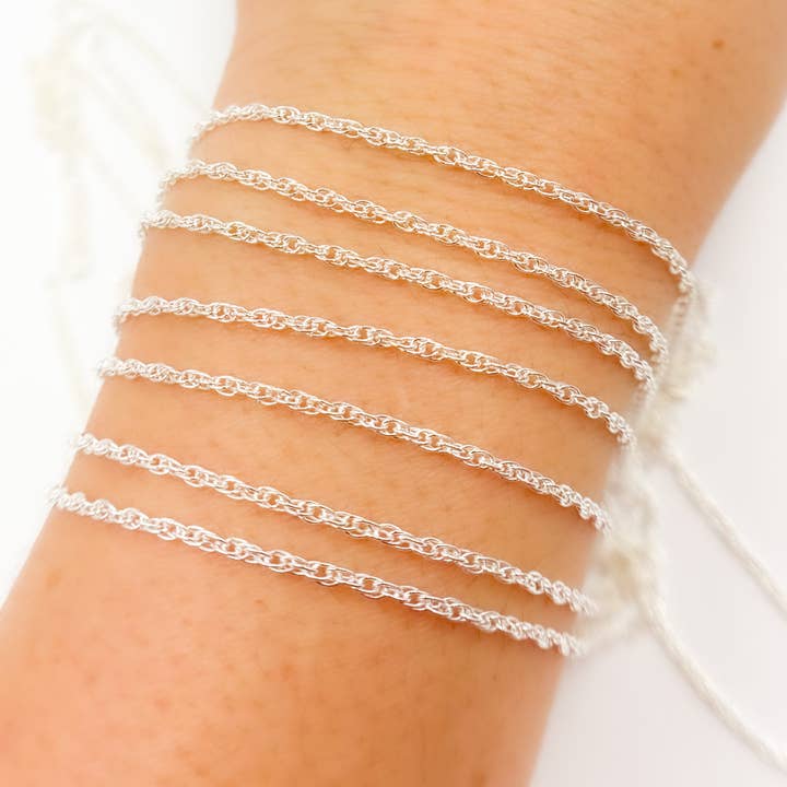 Tresor Jewelry Inc. - Wholesale Link & Chain Necklace - 013RSS. Sterling Silver Rope Chain1