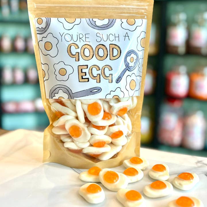 Good Egg Sweet Bag 400g for wholesale by Flossy Teacake