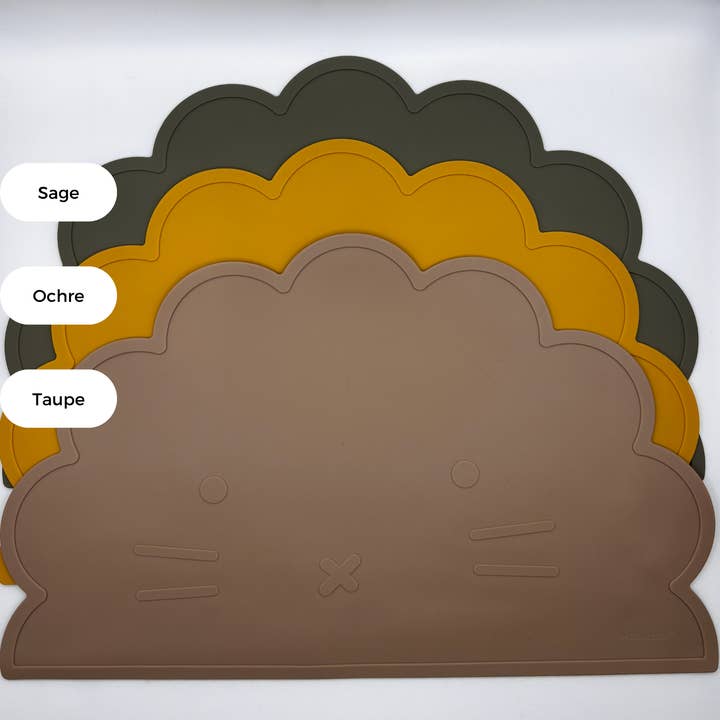 Lion en silicone pour accro à lait - Set de table pour la vente par Milk Addict