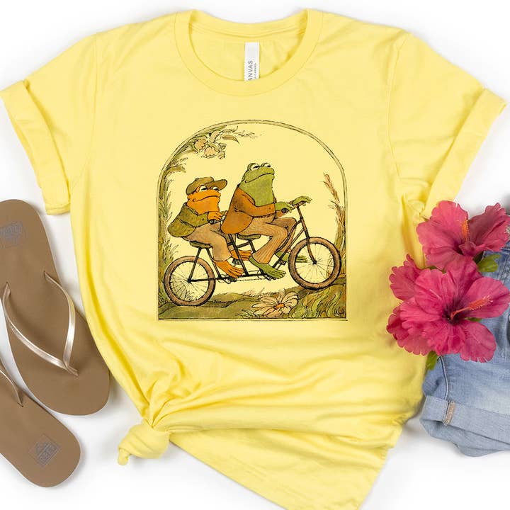 House Of Rodan - Wholesale T-Shirt (Graphic) - Women's - Frog & Toad - Cottagecore Meme Book T-Shirt