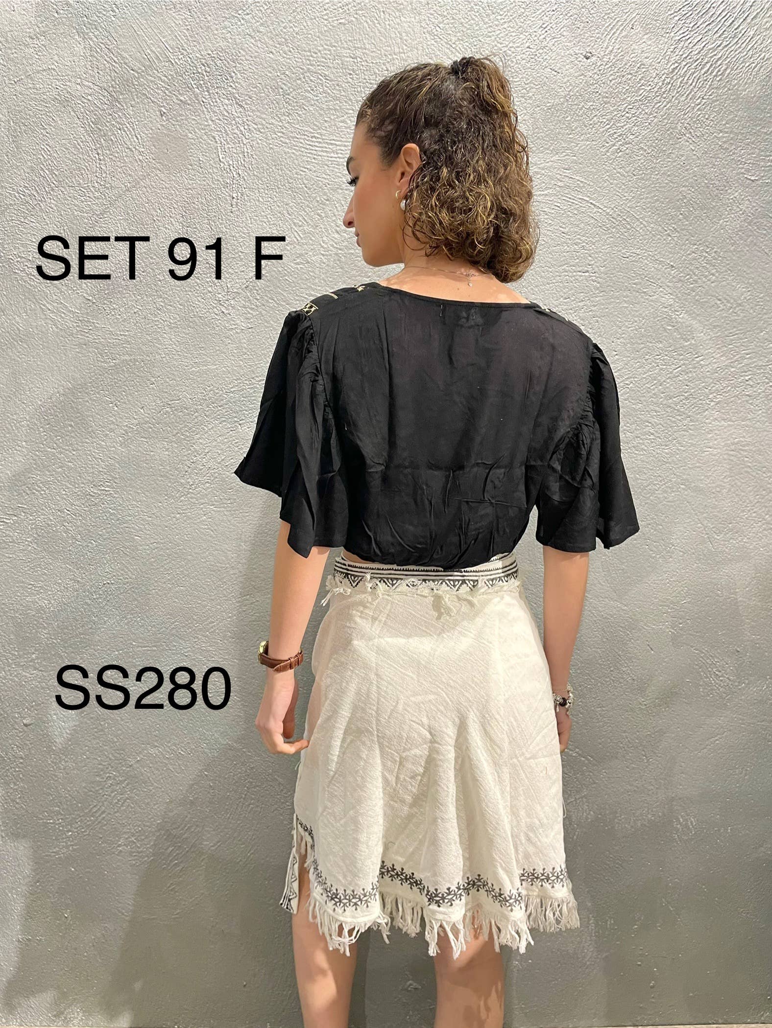 DEEPTI SC – wholesale Top & skirt set – Women's – 100% Cotton Wrap Skirt - SS2801