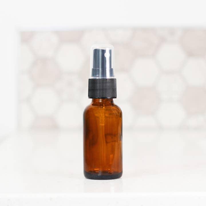 Matrix Aromatherapy - Wholesale Spray Bottle - 1oz Empty Amber Glass Spray Bottle1